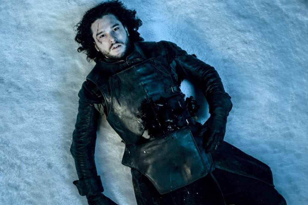 Jon Snow isn't doing very well.