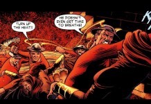 Jay Garrick in Action as the Flash!