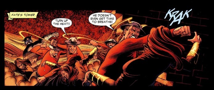 Jay Garrick in Action as the Flash!