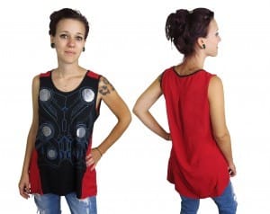 Thor Foil Costume Womens Tank Top