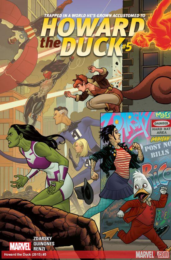 Howard the Duck #5 Cover Art