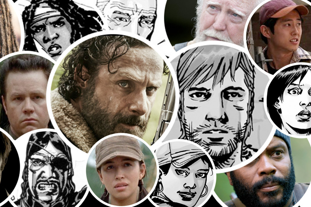 The Walking Dead Characters – TV vs The Comics