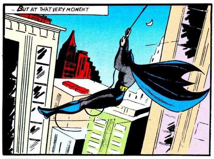 Batman swings into action!
