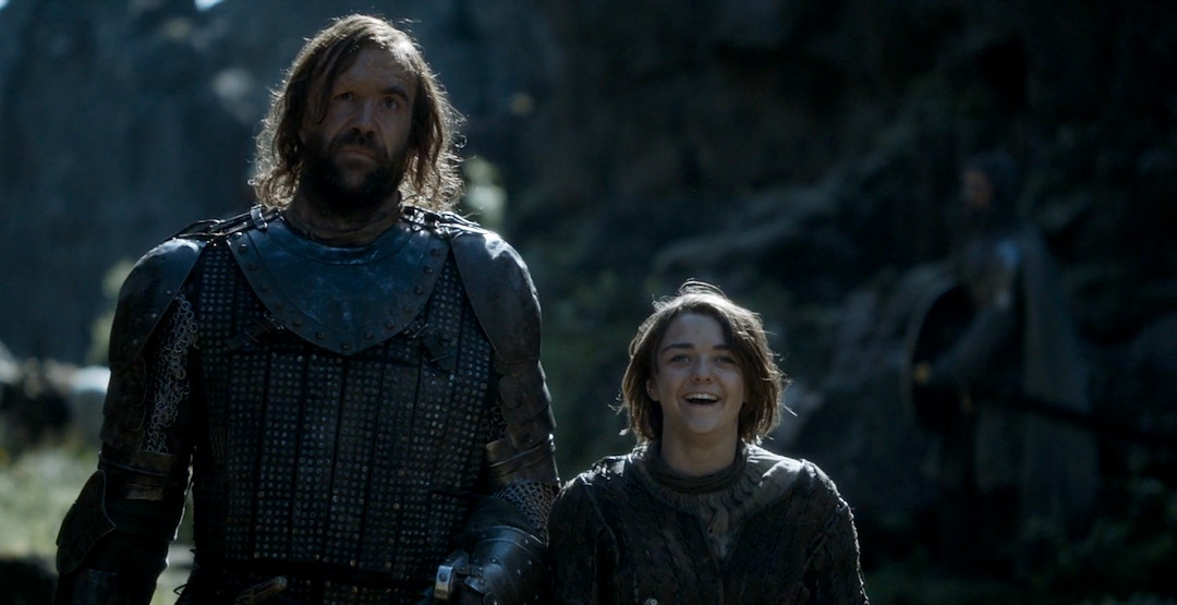 Game of Thrones Arya and the Hound