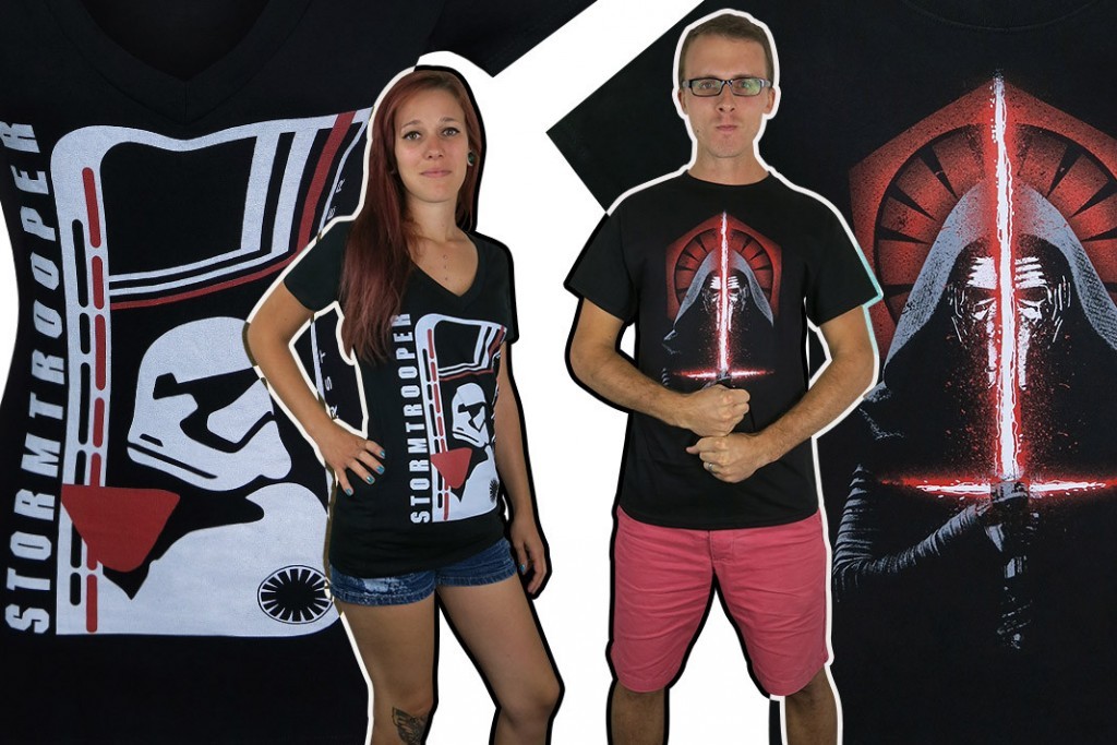 More Star Wars: The Force Awakens Tees for Guys and Gals!