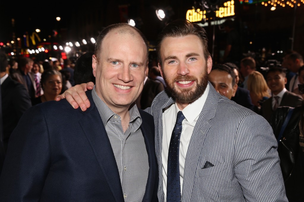 Chris Evans and Kevin Feige