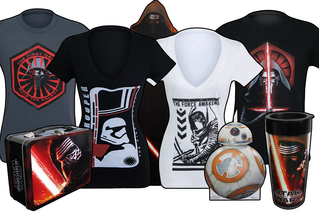 Check out our new Star Wars: The Force Awakens merchandise!