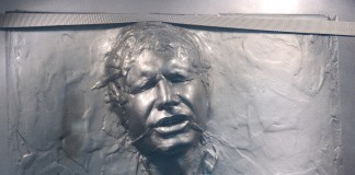 Han Solo trapped in Carbonite