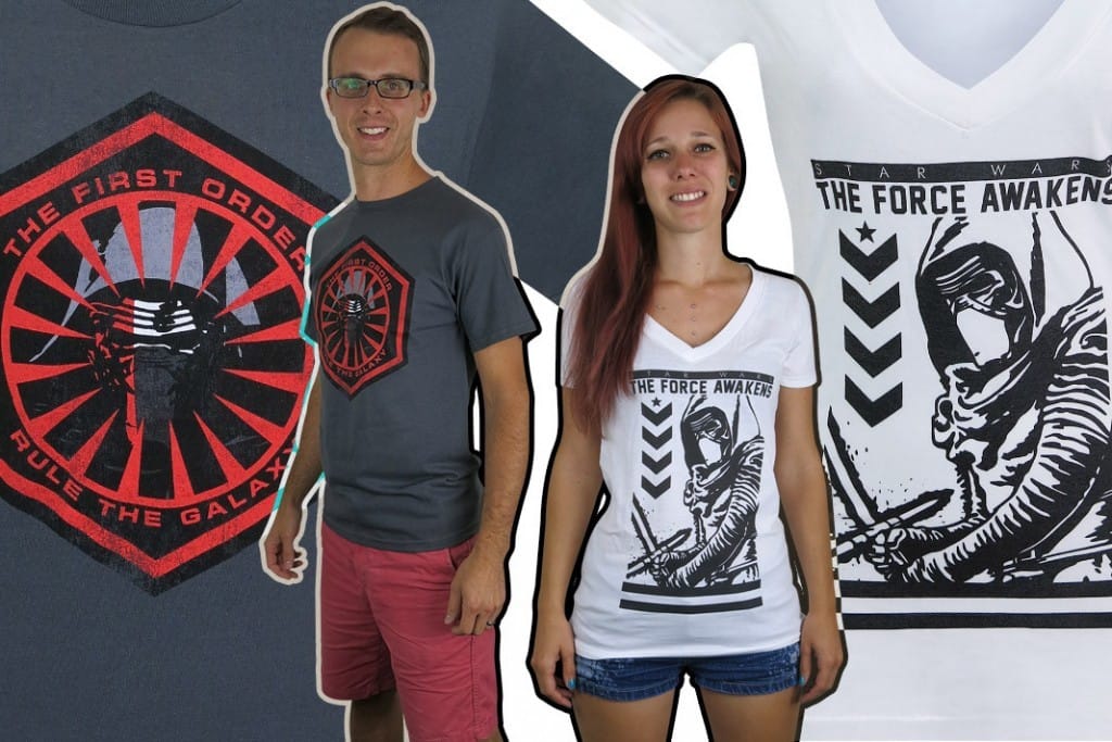 Star Wars: The Force Awakens T-Shirts for girls and guys!