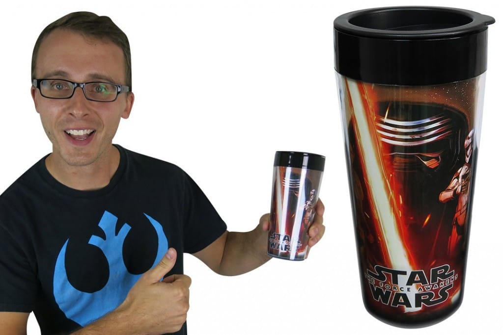 Check out this Star Wars: The Force Awakens Travel Mug!