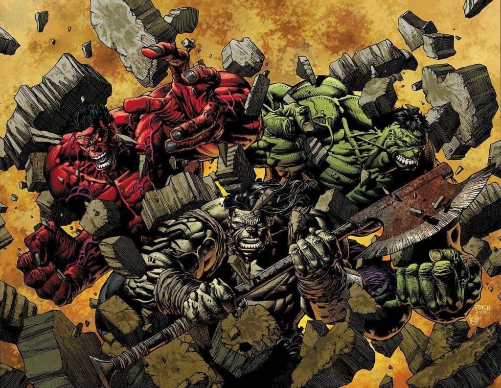 Comic Art for World War Hulk