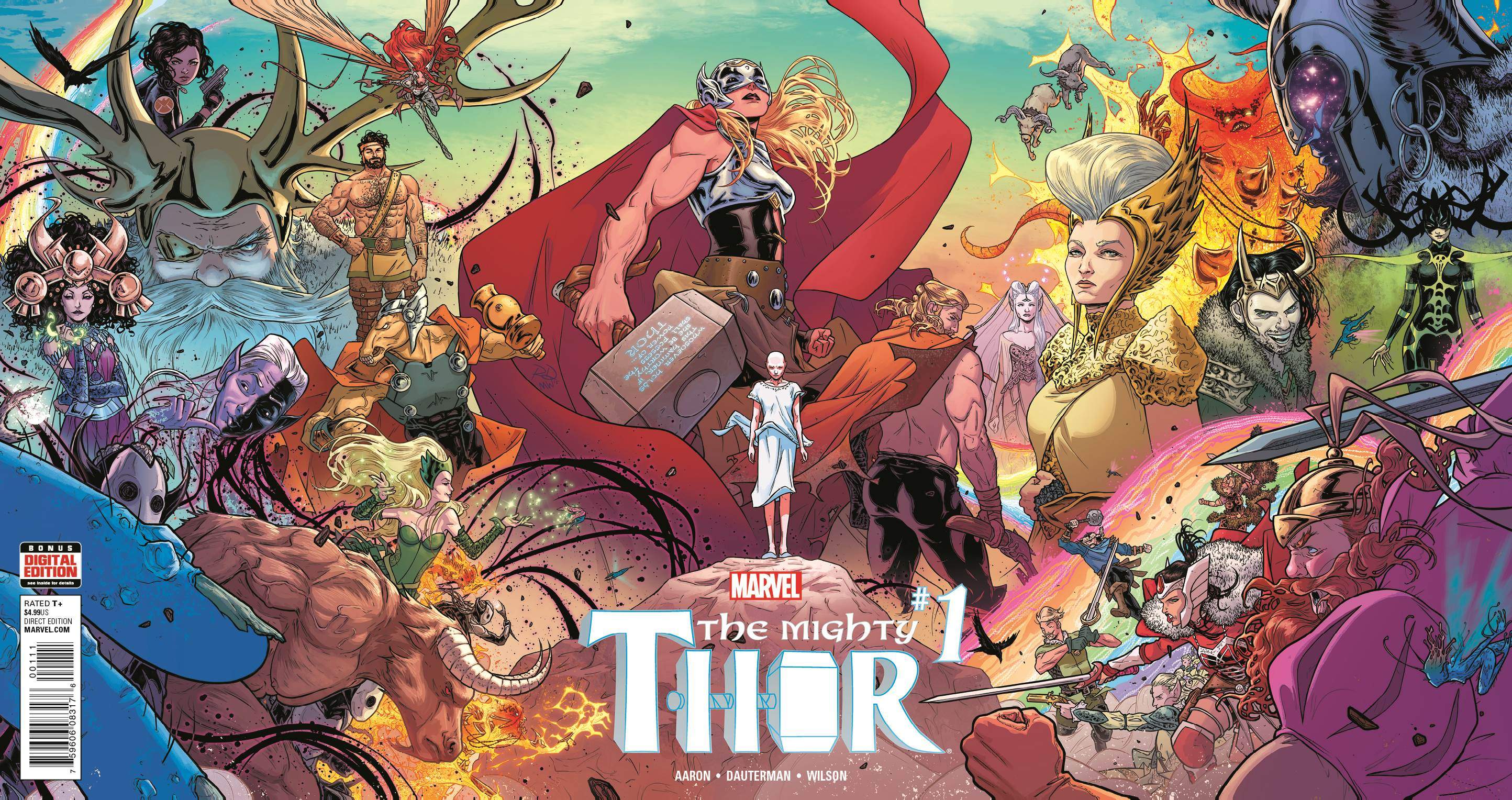 The Mighty Thor #1 Wraparound Gatefold Cover