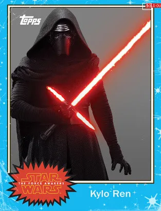 Kylo Ren Topps Trading Card