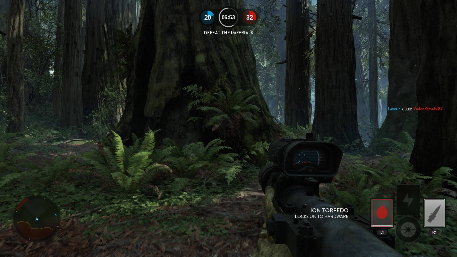 You might slam your noggin into rock in Star Wars Battlefront!