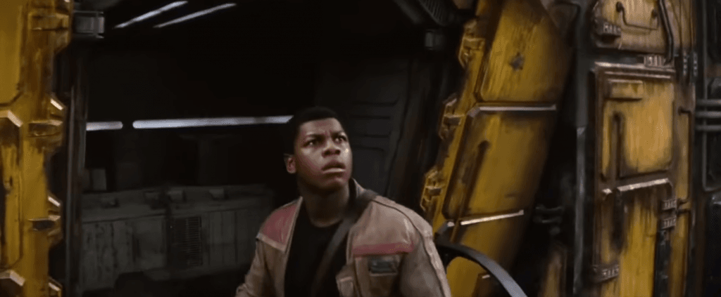 Finn in New Star Wars The Force Awakens TV Spot.