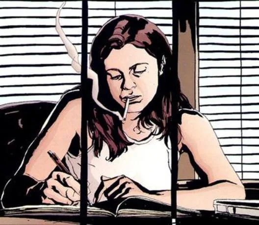 It's Jessica Jones. Writing. You're welcome!