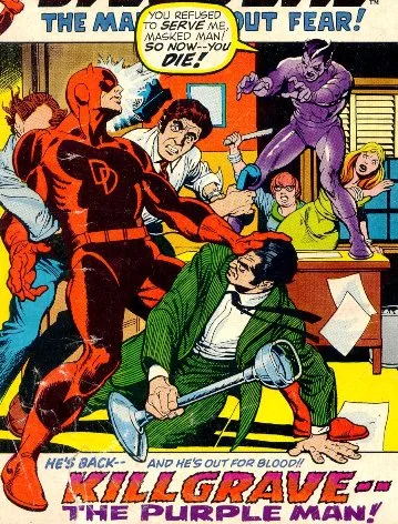 Killgrave The Purple Man returns to the pages of Daredevil!