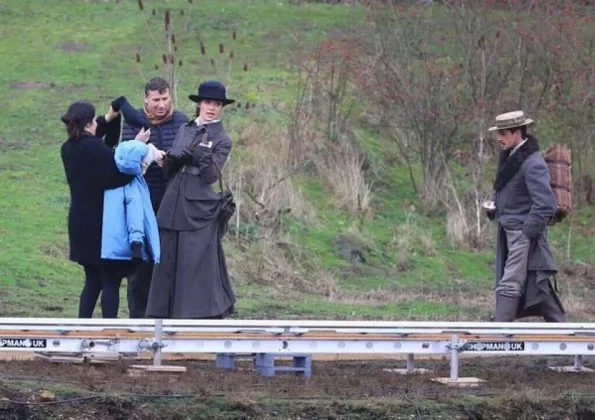 Photos on the set of Wonder Woman!