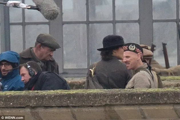 Photos on the set of Wonder Woman!