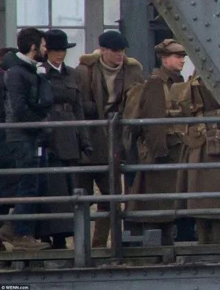 Photos on the set of Wonder Woman!