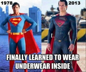 Superman is a poop-head!