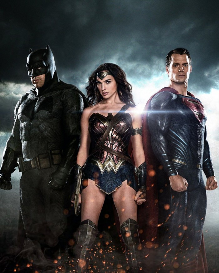 DC's Trinity in Batman v Superman Character Posters!