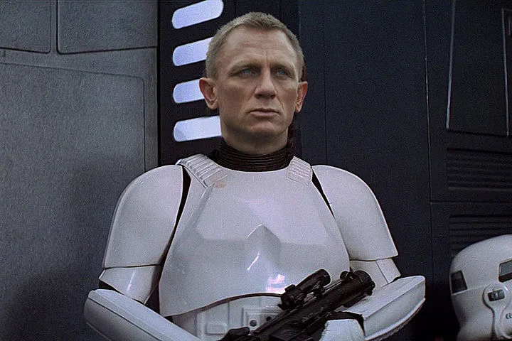 James Bond… The Stormtrooper?
