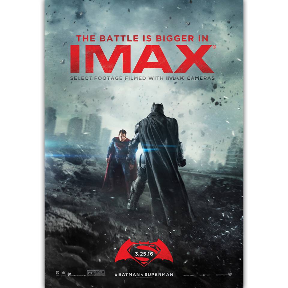 Batman V Superman Exclusive IMAX Poster!