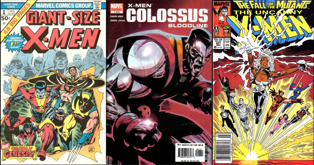 Giant-Size X-Men # 1, Colossus: Bloodline #1, Uncanny X-Men #227