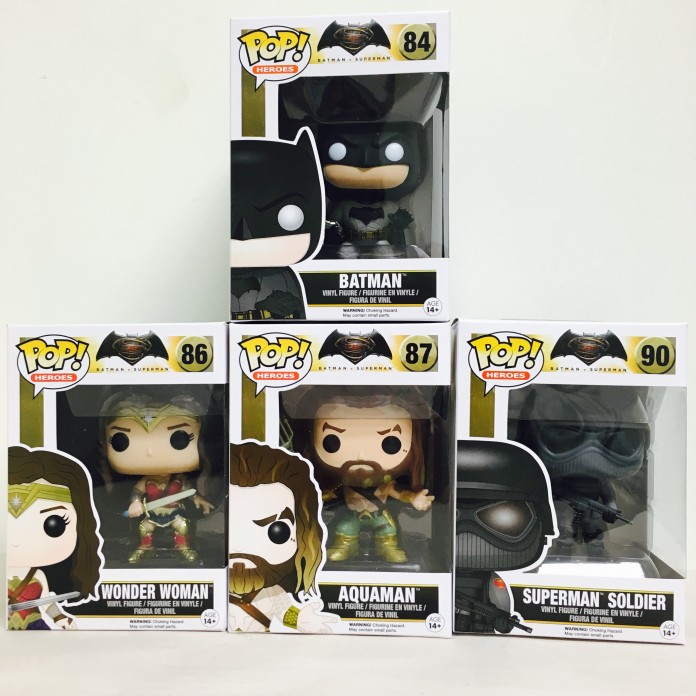 New Batman V Superman POP VInyl Figures!