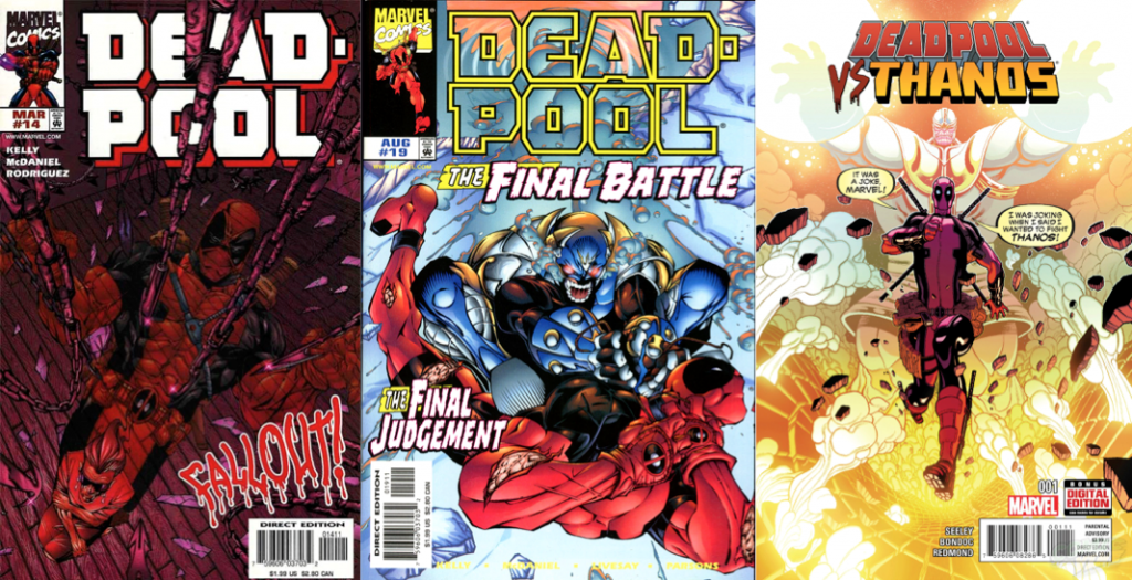 Deadpool #14 (1998), Deadpool #19 (1998), Deadpool vs. Thanos