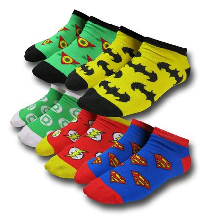 DC Comics 5-Pack Women's Ankle Socks