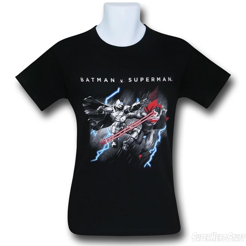 Batman Vs Superman Lasers and Lightning T-Shirt!