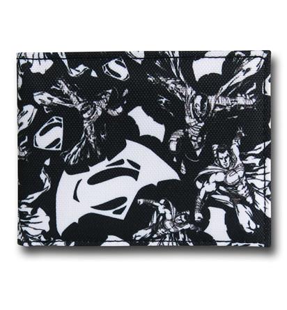 Batman Vs Superman Black and White Wallet!