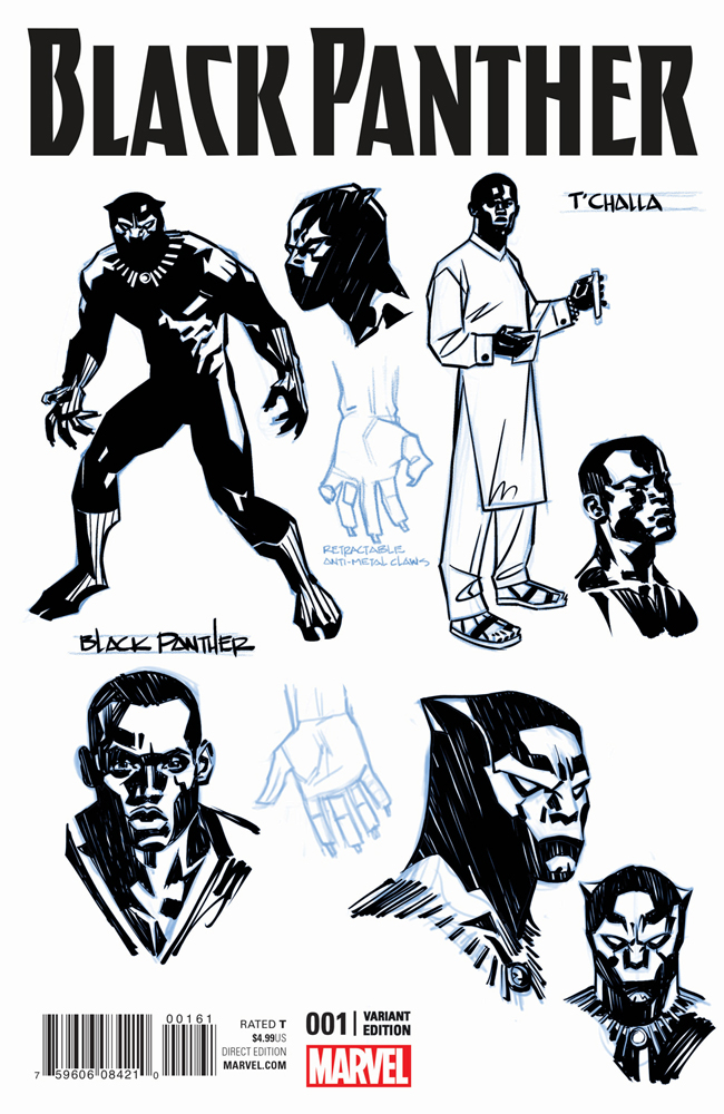 Black Panther #1 Stelfreeze Design Variant