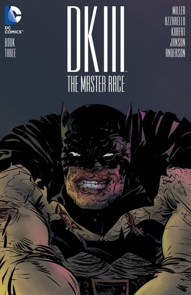 Dark Knight III: The Master Race Book 3 convention variant cover by Paul Pope.
