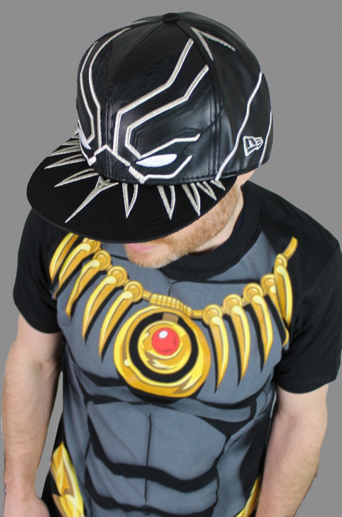 Black Panther Cap and Costume T-Shirt!