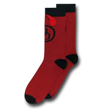 Daredevil Horns Crew Socks