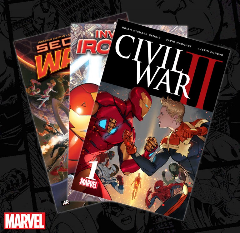 Each Issue of CIVIL WAR II Gets Epic Deluxe Cover Treatment!