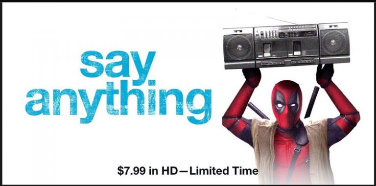 Deadpool Appropriates iTunes in Hilarious Ad Campaign!