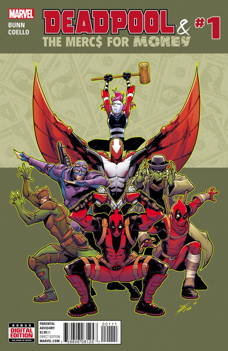 Here Comes the Money in DEADPOOL AND THE MERCS FOR MONEY #1!