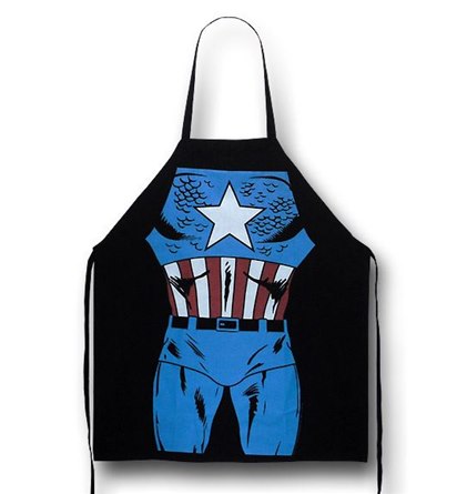 It's the Captain America Figure Cooking Apron!