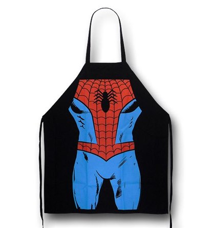 It's the Spiderman Figure Cooking Apron!