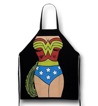 Wonder Woman Figure Cooking Apron
