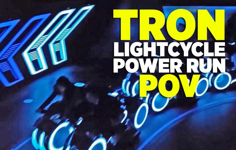 It’s the New Tron Roller Coaster!