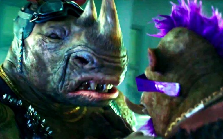 Watch the Bebop and Rocksteady TMNT 2 Mutation Clip