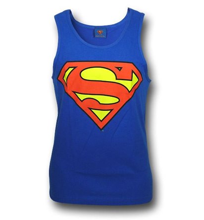 Superman Symbol Royal Blue Men's Tank Top