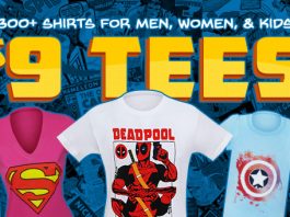 Superherostuff's $9 T-Shirt Sale!