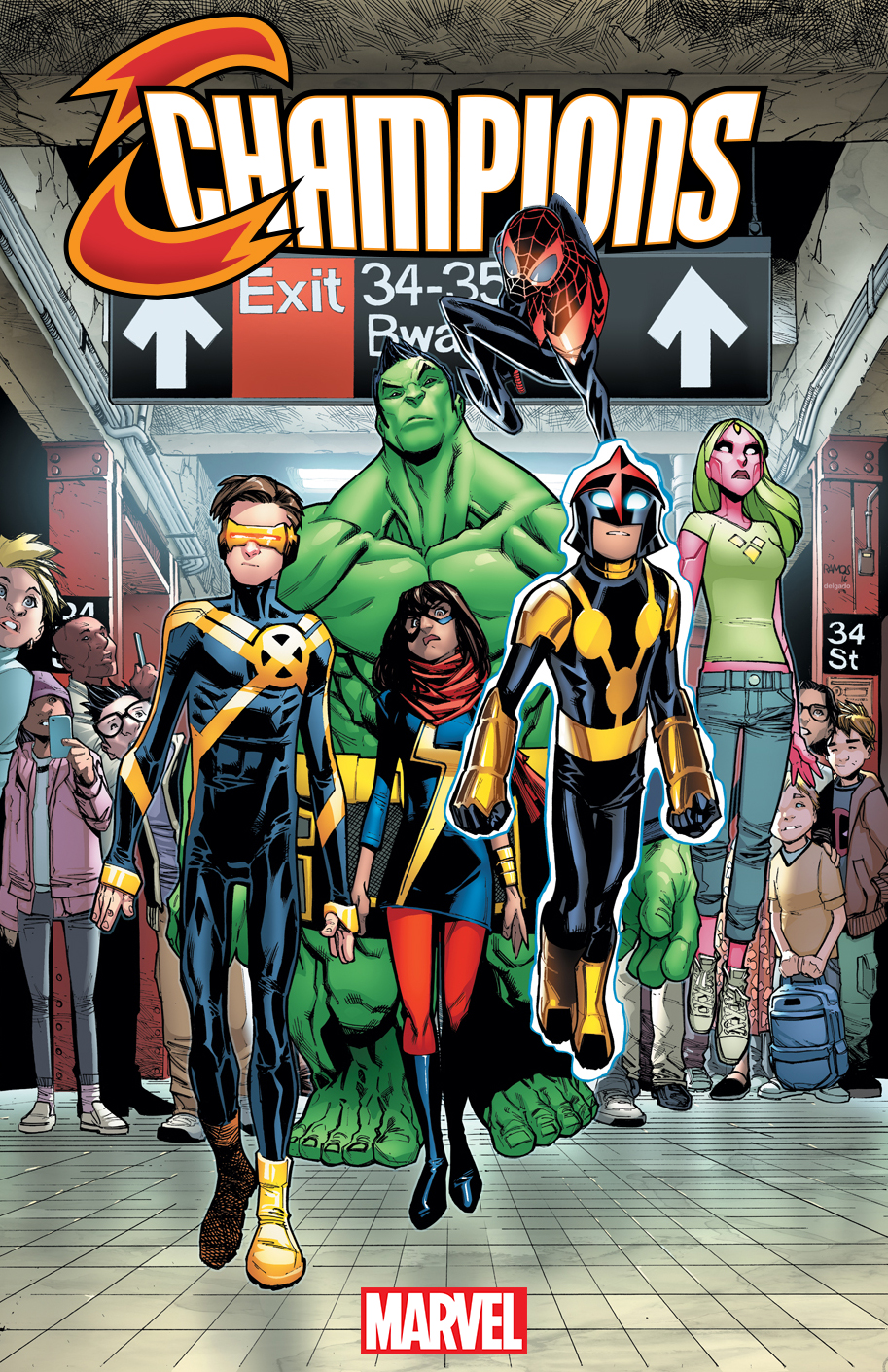 Meet Marvel's Champions, a Teen Team Supreme!