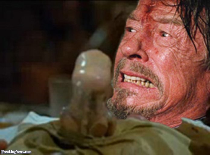 John Hurt and the Alien